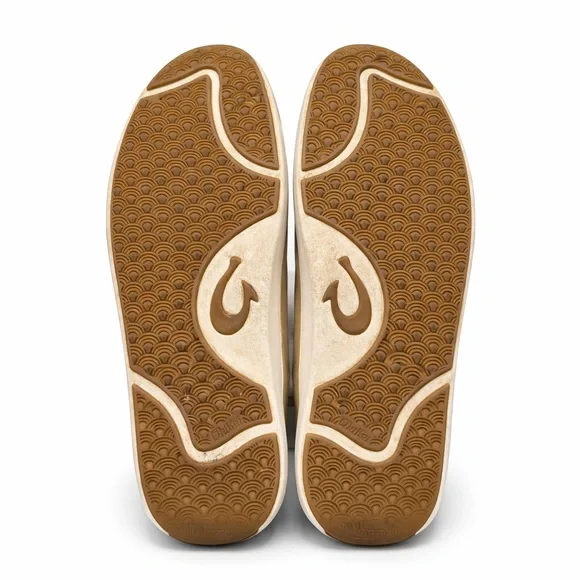 OluKai Lae‘ahi Li Sneakers Men’s 11.5 Tan Nubuck Casual Lace Up Comfort Shoes - Picture 7 of 7